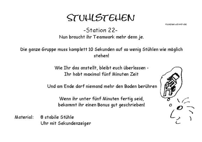 Stuhlstehen  