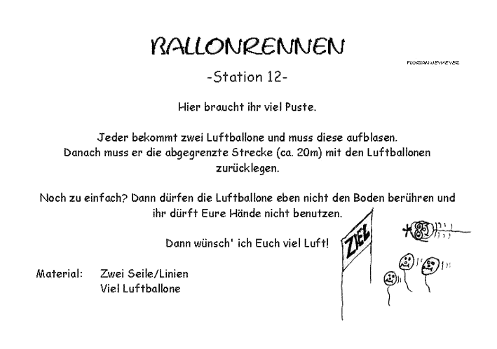 Stationsbeschreibung Ballonrennen