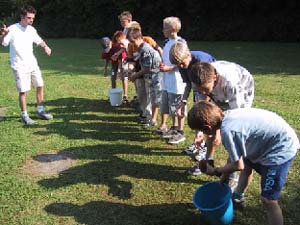 "Krassen 9" beim Wasserlaufen